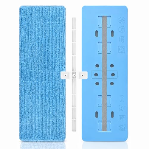 Alloytool Replacement Cleaning Pads Compatible with OneUp 3000 & 5000 Series Electric Mops and OneUps Fresh-water System Floor-friendly Easy to Install and Remove and Reusable(1 Pack)