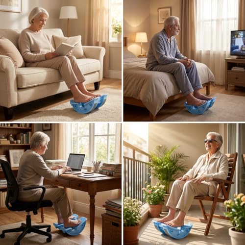 Ejercitador de piernas Foot Rocker para adultos mayores 2 pzas miniatura 6