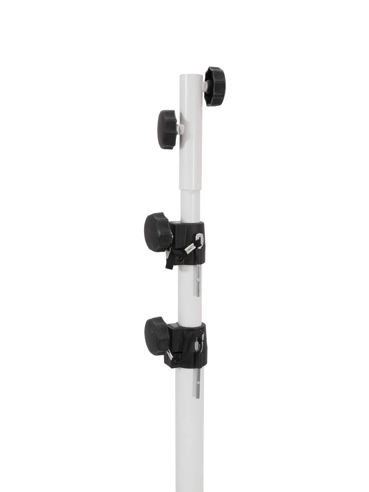 EUROLITE STV-60-WOT EU Stahlstativ weiß | Lichtstativ mit Querträger, Made in EU, Maximallast 30 kg, Höhe 150-315 cm
