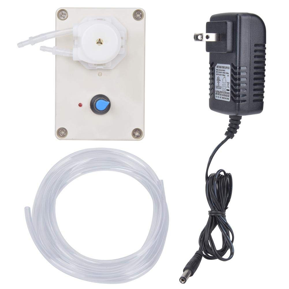Simlug Bomba peristáltica de 1 ml-250 ml/min, bomba dosificadora de 50/60 Hz, enchufe estadounidense de 110-240 V para análisis bioquímicos