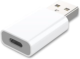 MOSWAG USB to USB C Adapter, USB C Female to USB Male Adapter Compatible with Apple MagSafe Watch 9/8/7/SE/Ultra, for iPhone 15 14 13 12 Mini Pro Max, iPad, Galaxy Note, Pixel, CarPlay, Wall Plug