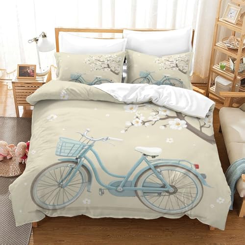Housse de couette cœurs hypoallergénique avec fermeture éclair king size