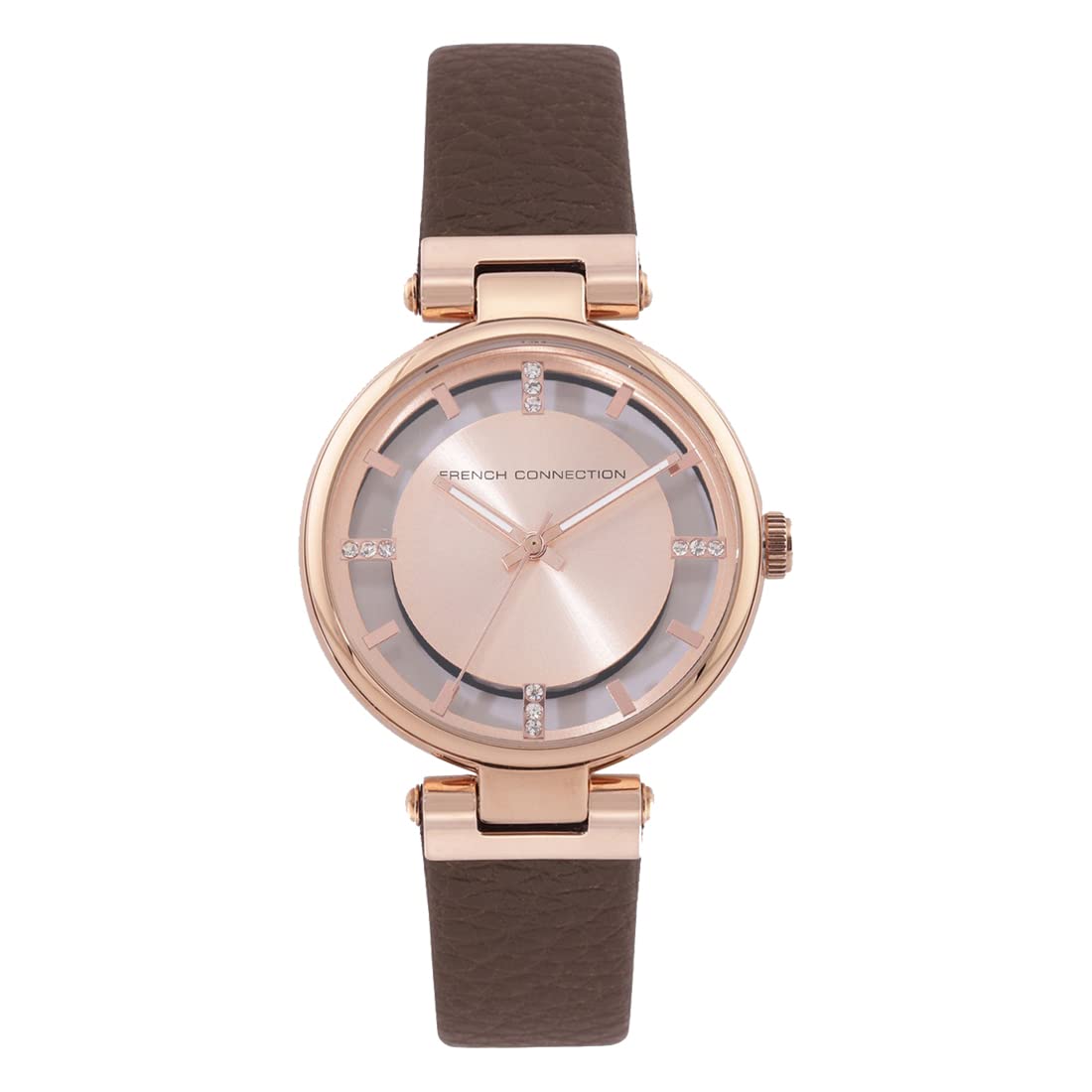 French Connection Analog Rose Gold Dial Womens Watch-FC148BR (B08JM48D2B) Amazon Price History, Amazon Price Tracker