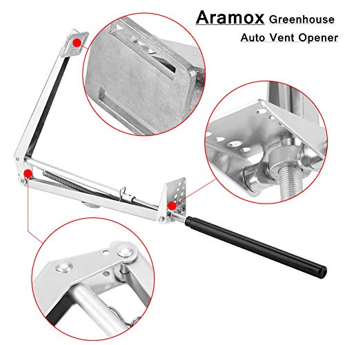 Auto Vent Opener Automatic Greenhouse Vent Opener with Solar Power Sensor and Controllor - Thumbnail 4
