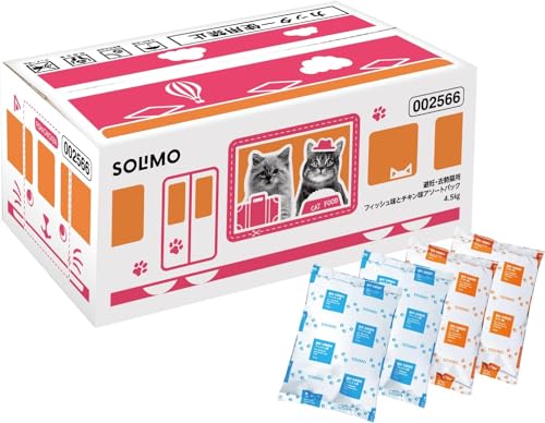 避妊・去勢猫用 フィッシュ/チキン味 アソートパック 総合栄養食 キャットフード 450g×10袋 （2種×5袋 計10袋） 4.5㎏（ケース販売）のサムネイル