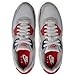 Nike Air Max 90 Men's Shoes (DM0029-005, Light Smoke Grey/Armory Navy/Fire Red/Phantom) Size 8