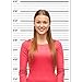 Papery Pop Mugshot Backdrop - Photo Booth Props Height Chart Poster - Mug Shots Prison Police Lineup - 24 by 48 Inch