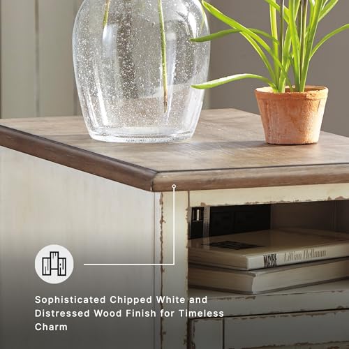 Image of Signature Design by Ashley Chairside End Table with Charging Station