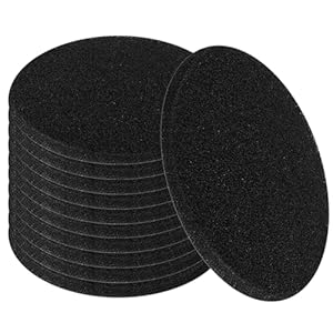 12 Stück Luftfilter für Pluggit, Lüftungsfilter Lüftungsanlage Ersatz Filter, Ersatzfilter Luftfilter für Pluggit EV100V/EV200V/EV500/REV150V Lüftungsanlage Staubsauger Wohnraumlüftung(Ø140mm)