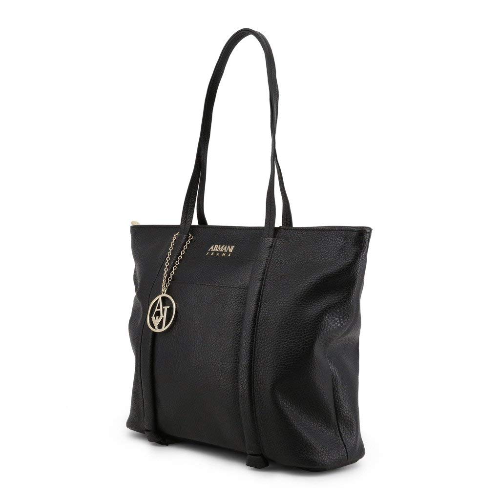 Armani Jeans Women Shopping Handbag Black Genuine Designer