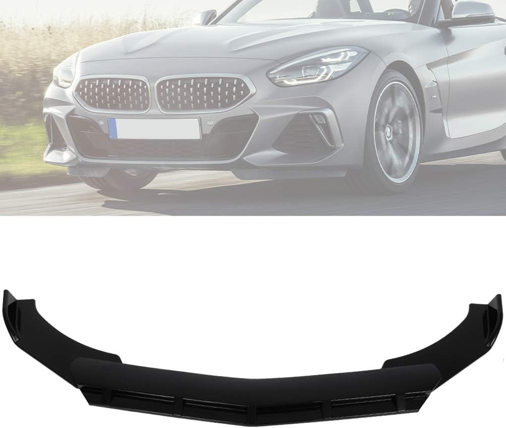 OCPTY 3PCS PP Car Front Bumper Spoiler Lip fit for Universal