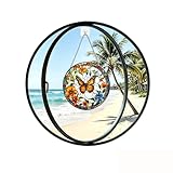 Vankaria Sliding Shed Windows Round 360° Rotatable, Round Window With Iron Frame And Tempered Glass, FenêTre Circulaire Pivotante, Fenêtre Ronde Noire 60CM