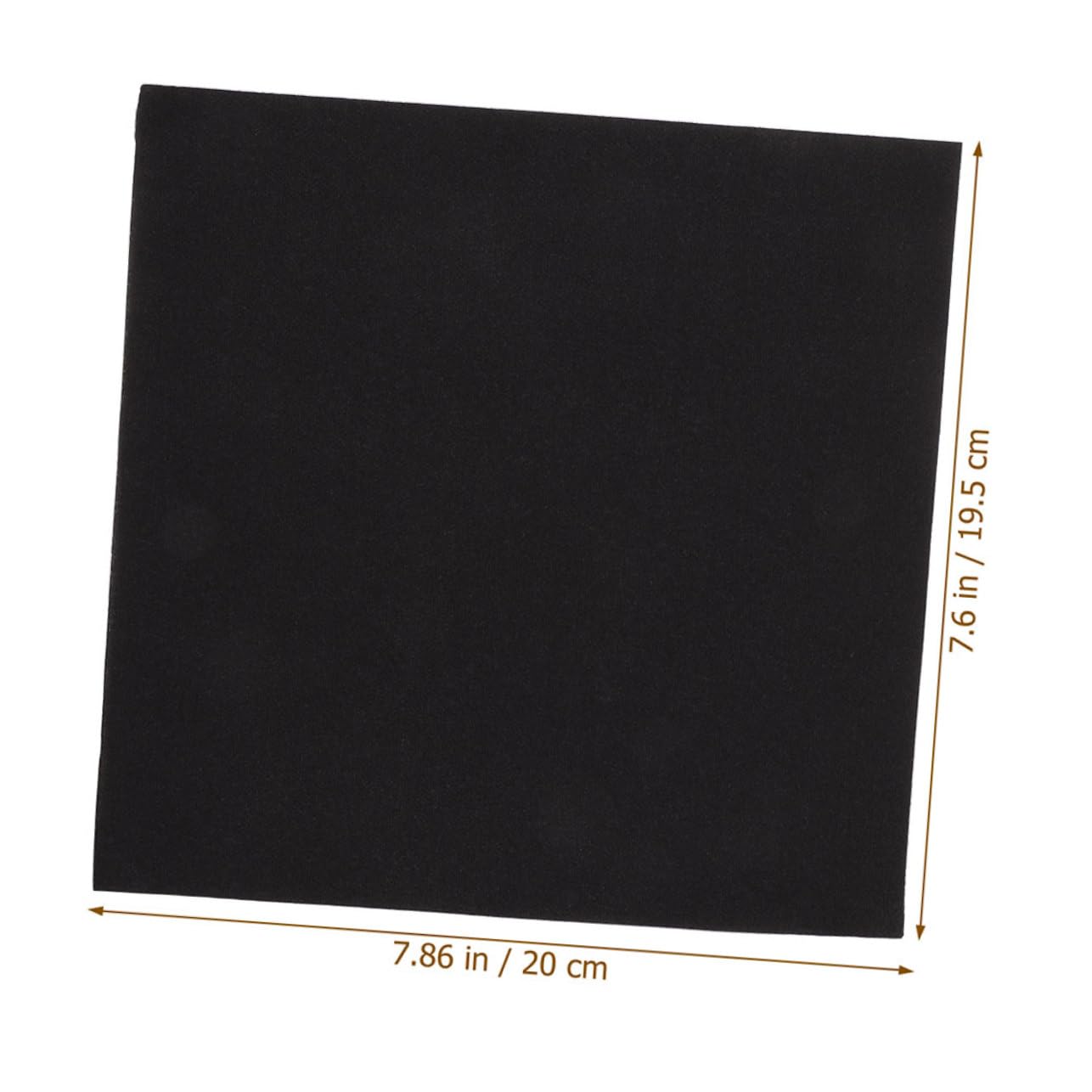 MAGICLULU Diseño Resistente Que Previene Fugas Negro Gruesas y Elegantes 100 Servilletas de Papel para Cenas y Bodas Ideales para Eventos y Recepciones
