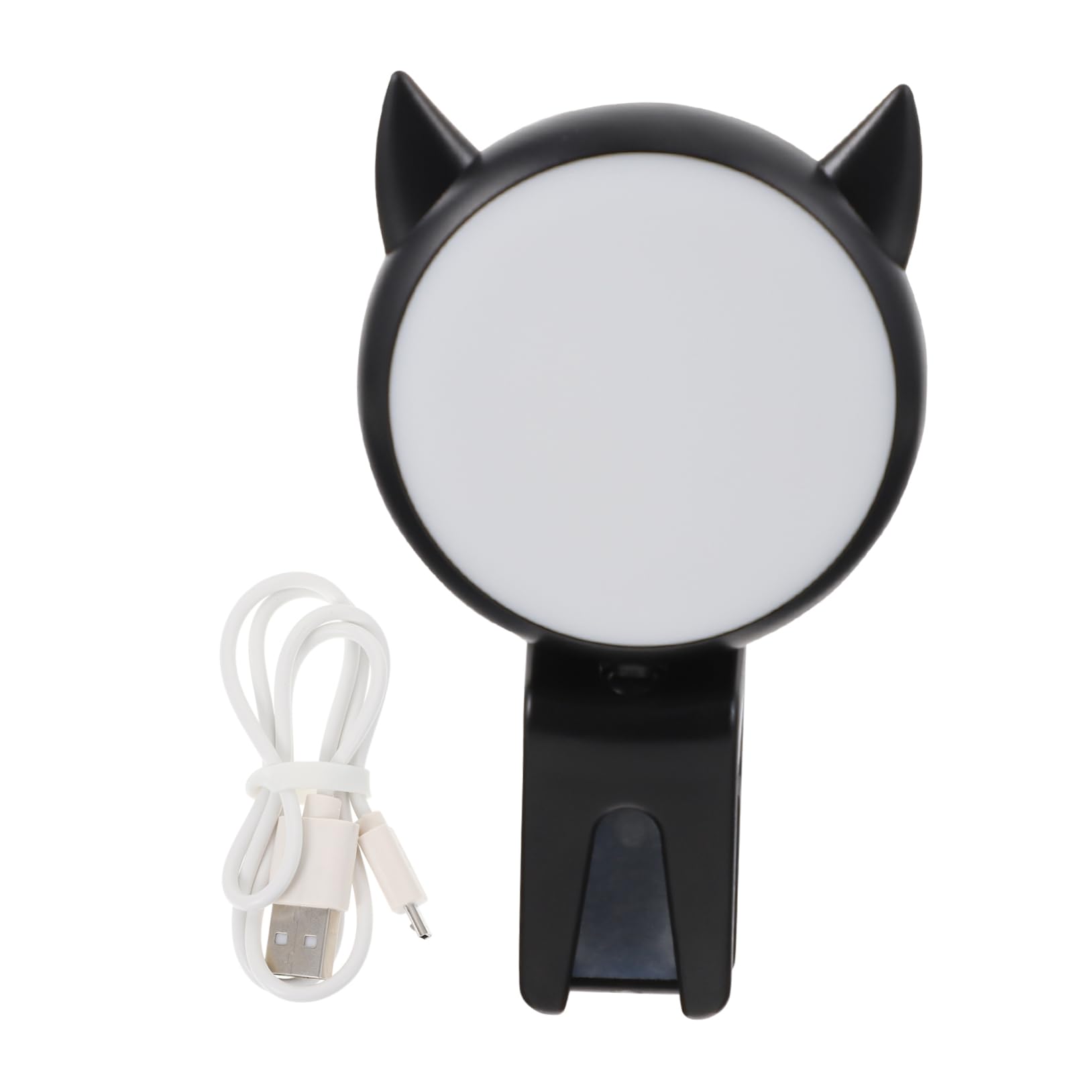LABRIMP 360° Rotatable Phone Clip Ring Light Phone Soften Face Abs Pc Material for Photography