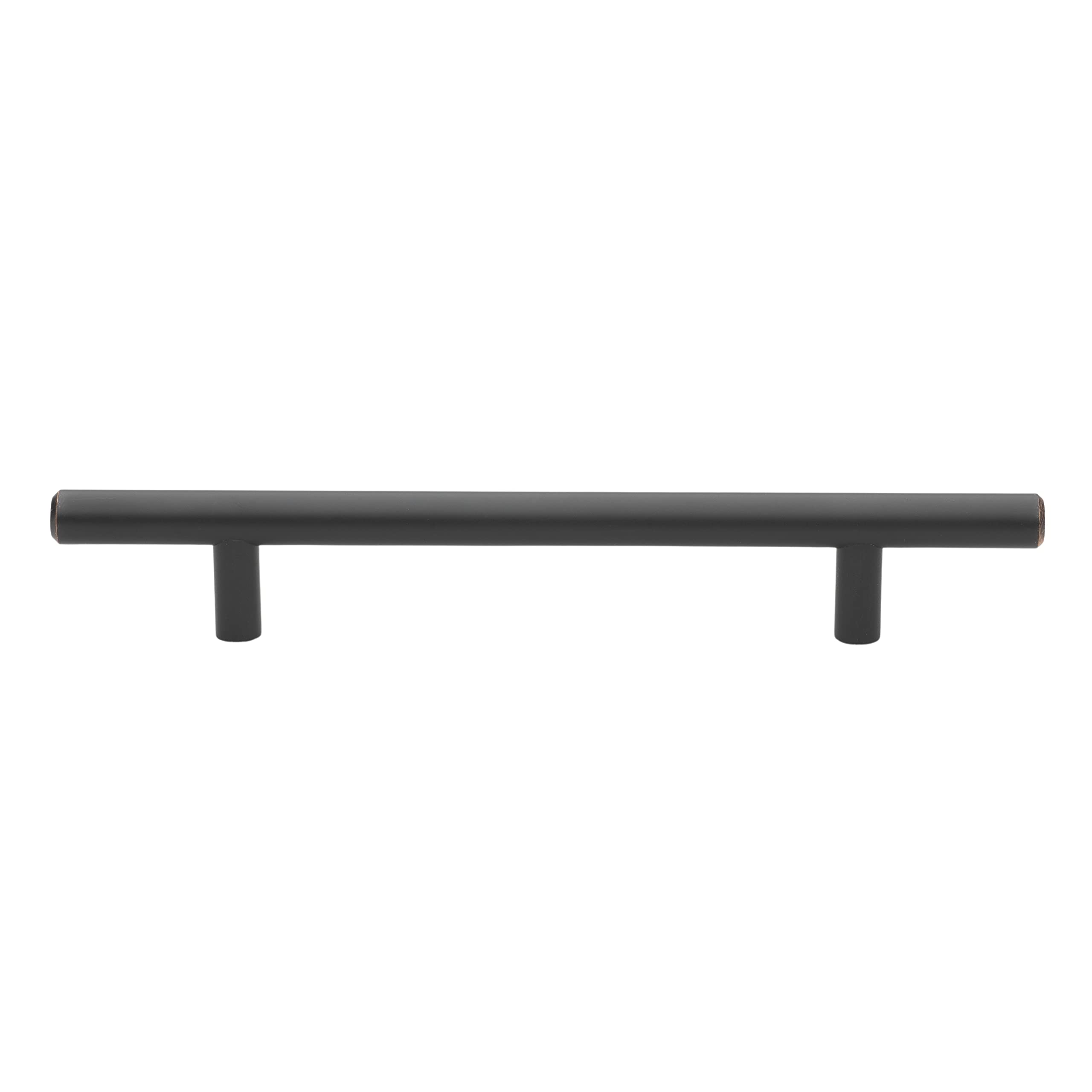 Photo 1 of ( 100pack) GlideRite Hardware 5002-128-ORB-1 5 inch CC 7.375 inch Long Solid Handle Bar Pulls 1 Pack, 5", Oil Rubbed Bronze Finish Oil Rubbed Bronze Finish 1