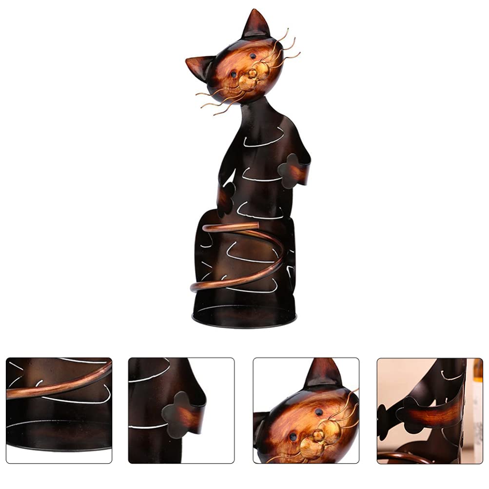 Amazon｜HEMOTON ラッキー猫ワインボトルホルダー装飾ワイン