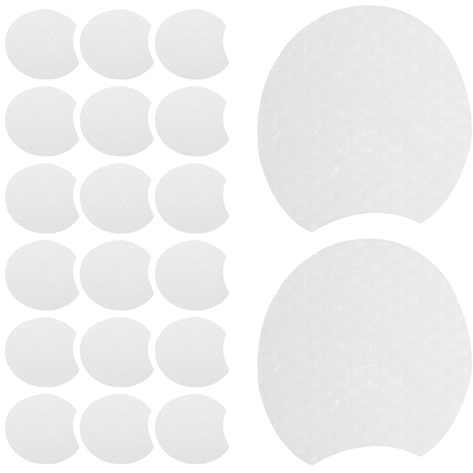 Ipetboom Semi-Circular Makeup Remover Pads 600pcs Face Pads for Women Skin-Friendly Cleansing