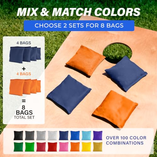 Image of GoSports Classic Cornhole Bean Bags Set of 4-16 Colors Available - Regulation All Weather, Mix and Match