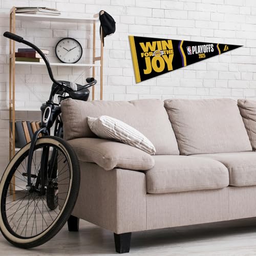 Image of Rico Industries NBA Basketball 12 inch x 30 inch Felt Wall Decor Pennant - Great for Home /Bed Room /Man Cave Decor
