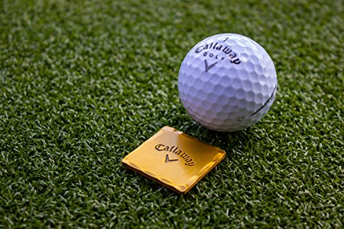 Izzo Callaway Heritage Golf Accessories Kit - Features a Premium Club Brush, valuables Pouch, tees and a Gold and Silver Metal Golf Ball Marker - Image 3