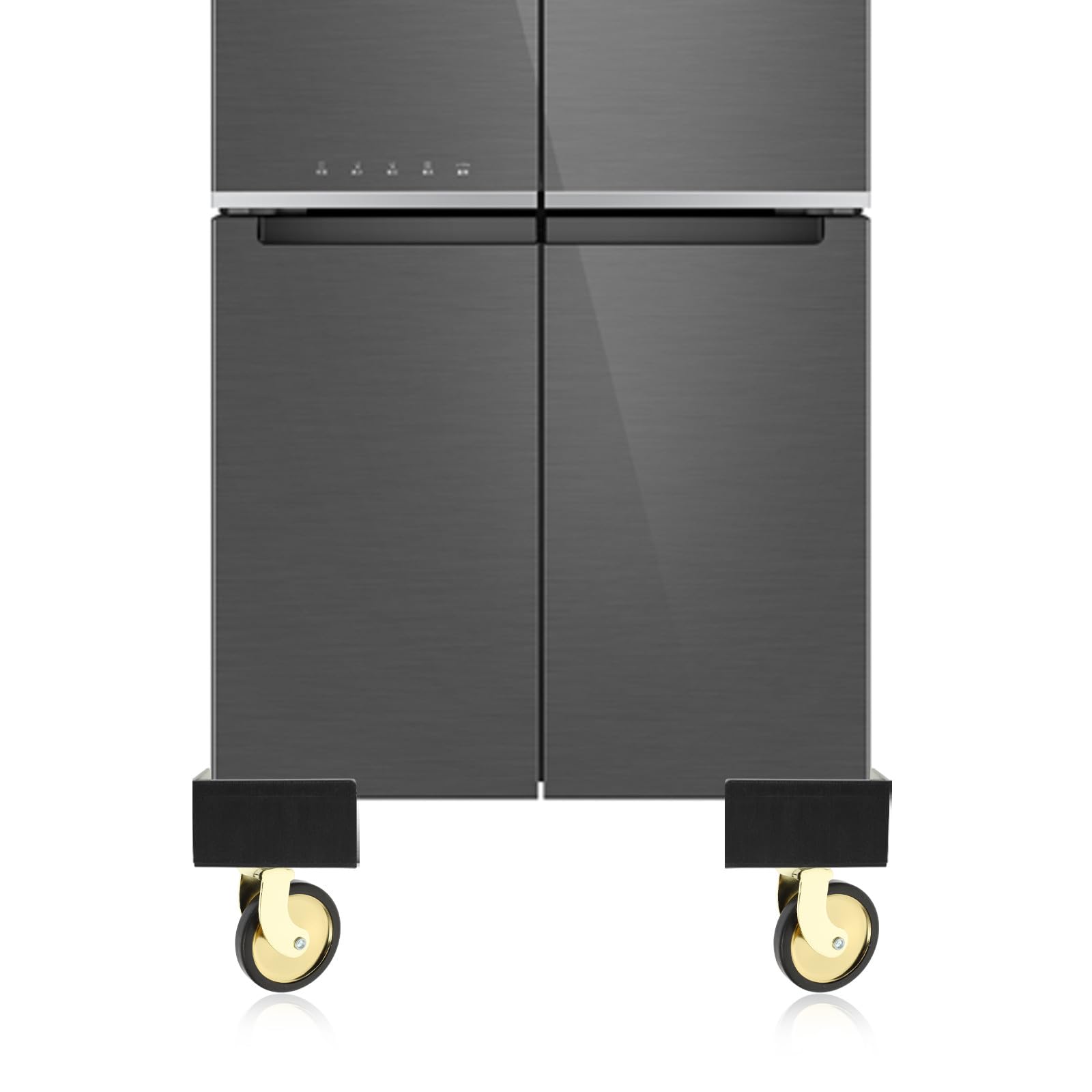 Ruote Piroettanti Multifunzione Oro 3 Pollici PVC 4 Pezzi