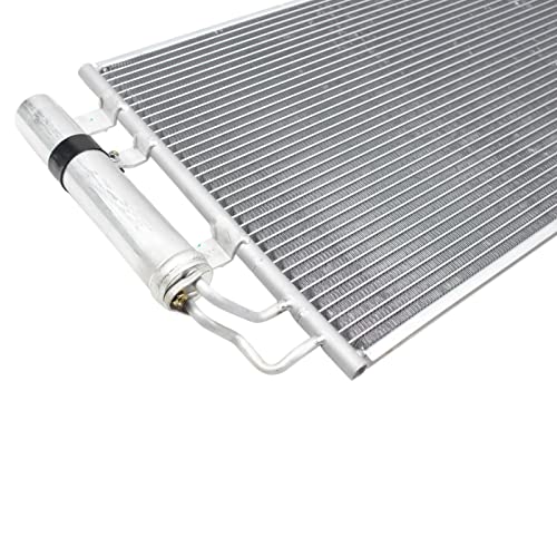Image of TRQ Air Conditioning A /C Condenser Receiver Drier Compatible with 2013-2017 Nissan LEAF