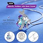 ASELFAD-Birthday-Gifts-for-Women-Butterfly-Love-Heart-Pendant-Necklaces-with-Birthstone-Crystals-Anniversary-Birthday-Jewelry-for-Women-Mom-Grandma-Wife-Girlfriend