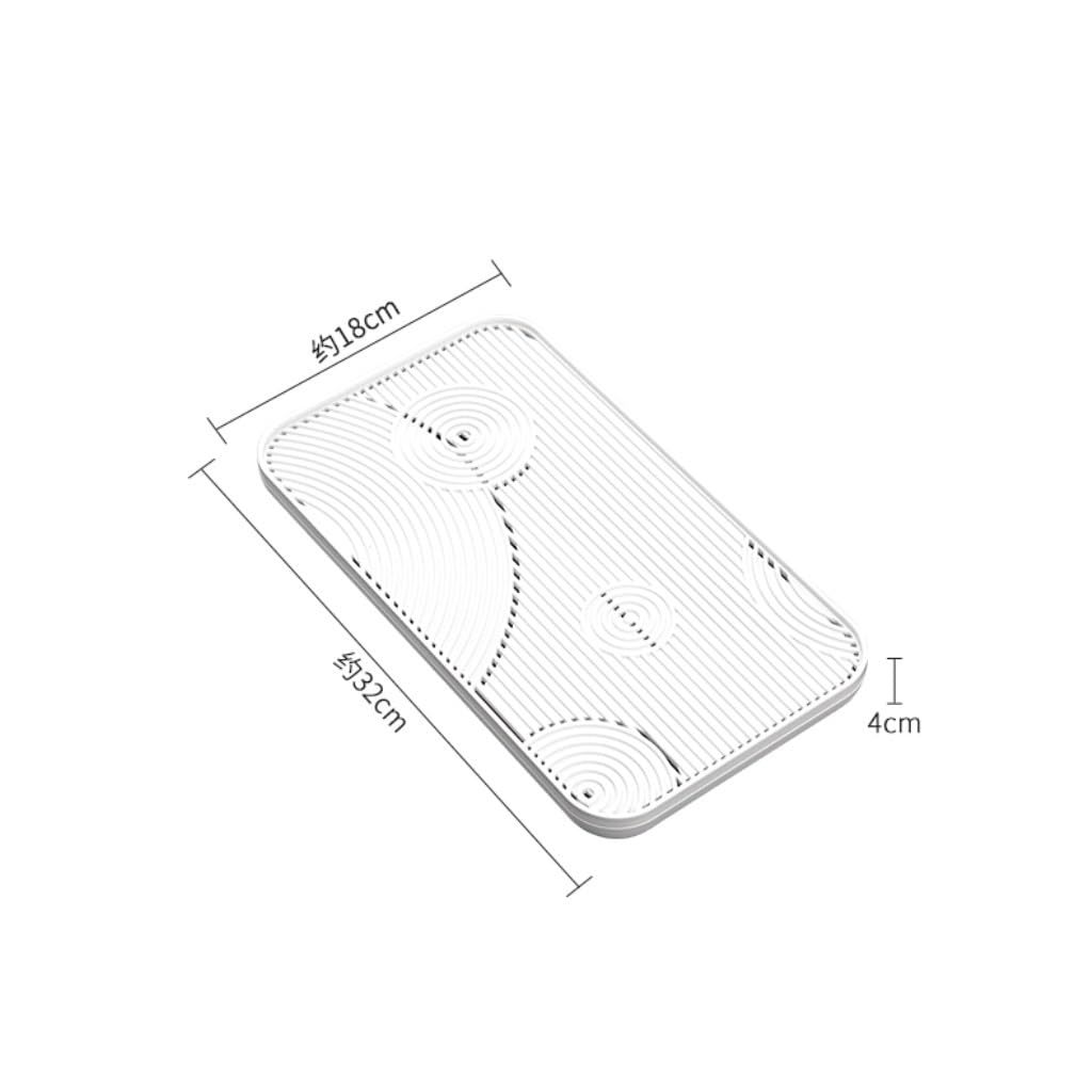 Bandeja de té Simple Bandeja de Juego de té Bandeja de té Moderna China Almacenamiento de Agua Juego de té de Kung fu Bandeja de Burbujas secas Bandeja de Drenaje de Oficina Bandeja Caja (A)