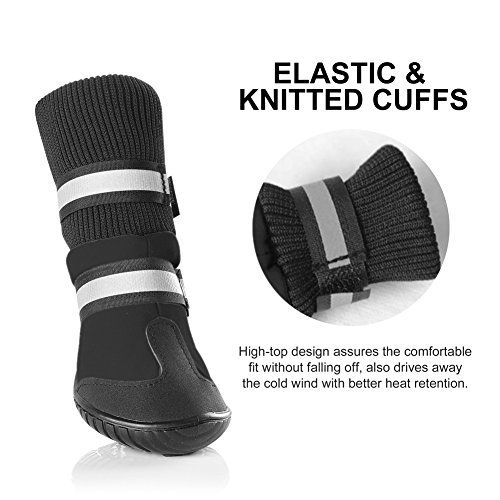 Petacc Stivali Antiscivolo per Cani Scarpe Cani