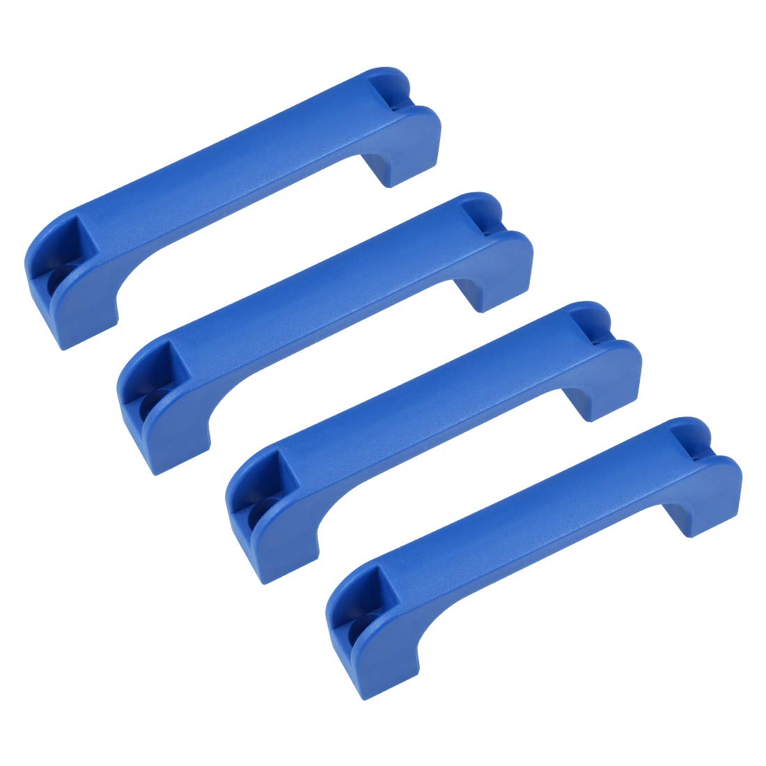 Poignée De Tirage Plastique 120 Mm – Entraxe 120 Mm – Bleue – Lot De 4 – Uxcell