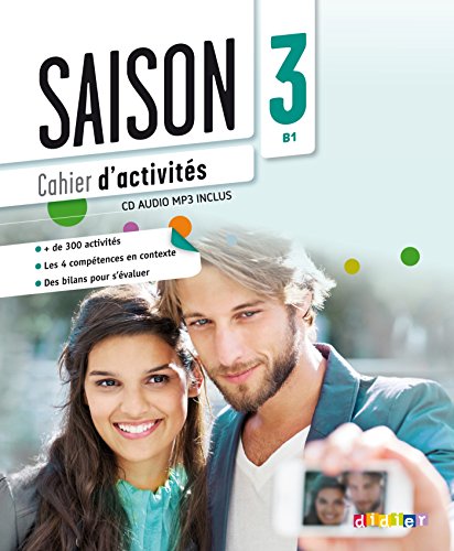Télécharger Saison 3 niv.B1 - Cahier + CD mp3 Gratuit