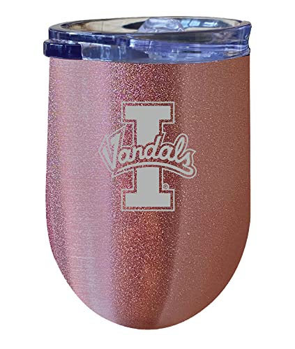 R and R Imports Idaho Vandals 12oz Laser Etched Insulated Wine Stainless Steel Tumbler Officially Licensed Collegiate Product