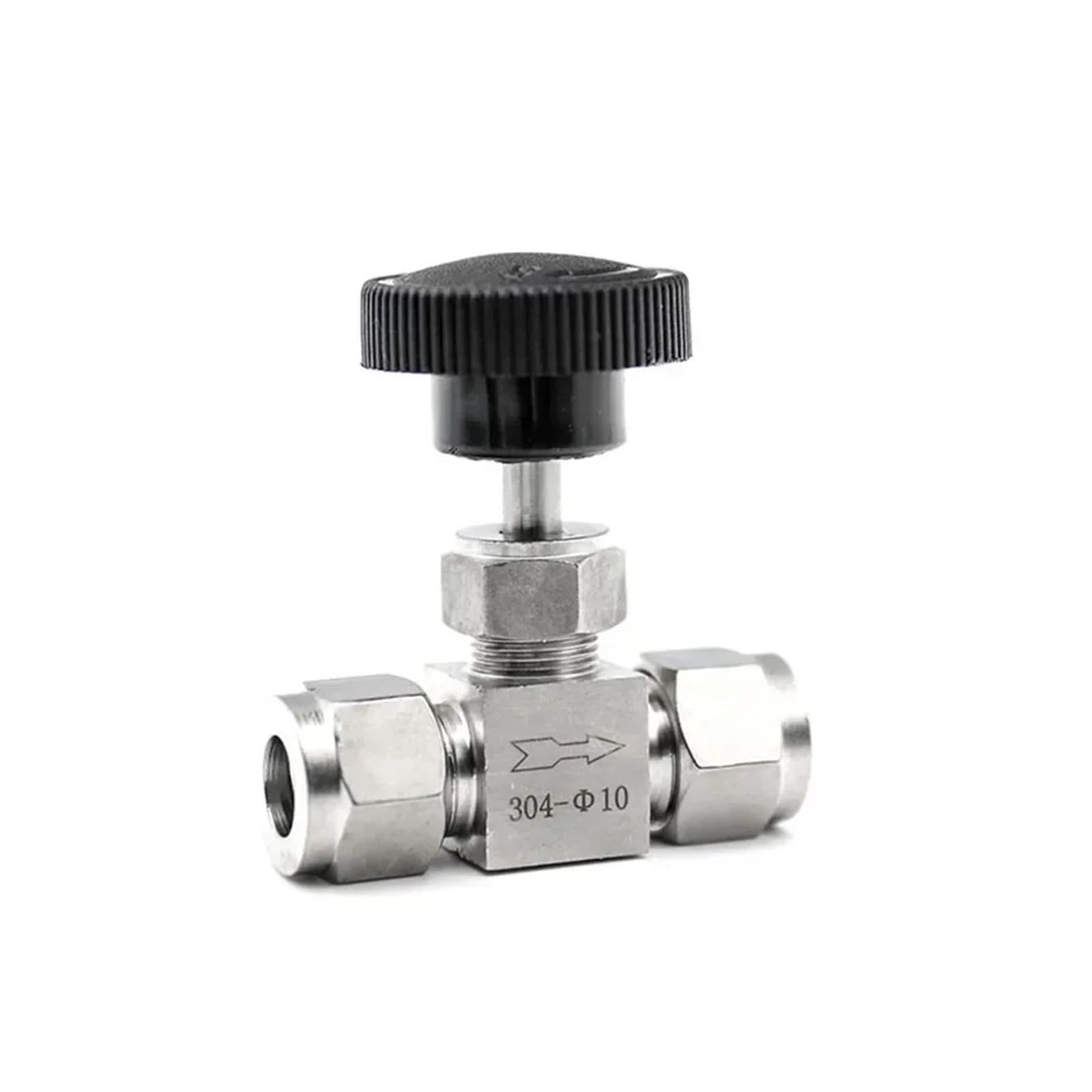 Valve à aiguille en acier inoxydable 304 résistant aux acides
