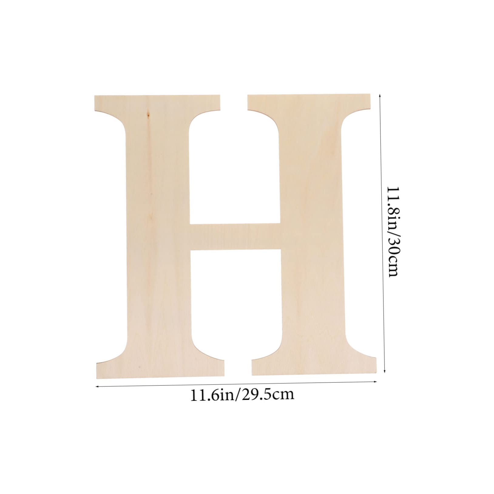 VILLCASE Wooden Decorative Letters for Crafts Wooden Wall Alphabet Letters for Home Decor for Weddings Parties and Creative Design Projects Smooth for Easy Painting and Personalization