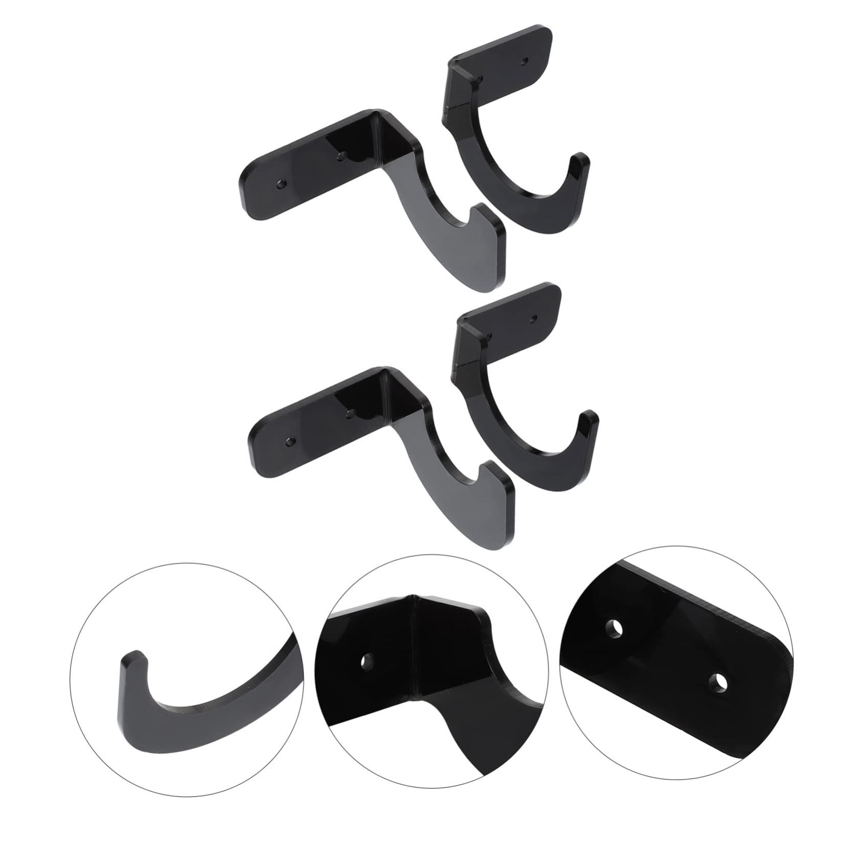 KICHOUSE Baseball Bat Holder Display Case Acrylic Softball Bat Stand Wall Shelves for Baseball