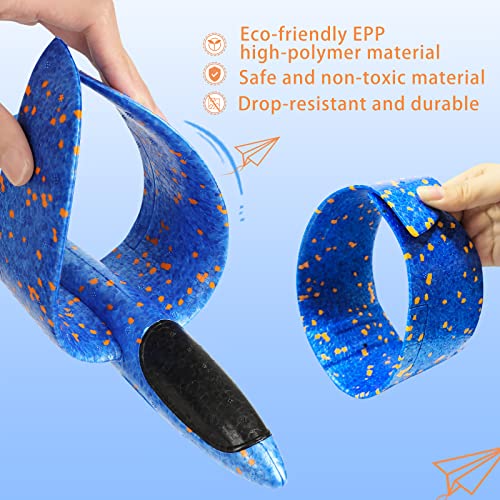 VCOSTORE Styroporflieger Flugzeug Styropor Kinder - 2 Stück Flugzeug Spielzeug Groß Segelflugzeug Wurfgleiter Flieger… – Bild 6