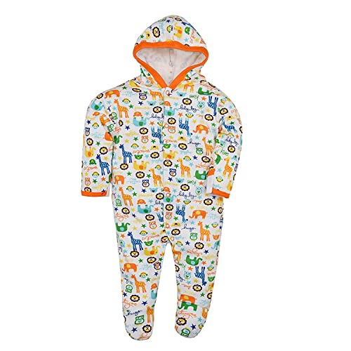 Image of Hooded Rompers /Sleepsuits /Jumpsuit /Night Suits for Baby Boys & Girls, Infants, New Borns Pack of 2 Pec