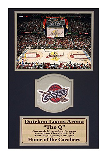 Encore Select 192-29 NBA Cleveland Cavaliers Framed Sports Memorabilia with Commemorative Patch and Custom Statistic Plaque, 12-Inch by 18-Inch