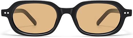 Retro Small Rectangle Sunglasses for Women Mens Trendy Rounded Square Sunnies AP3749
