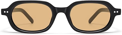 Retro Small Rectangle Sunglasses for Women Mens Trendy Rounded Square Sunnies AP3749