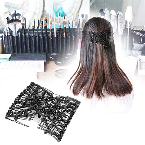 Set de Clips y Peines para Pelo Negro miniatura 2
