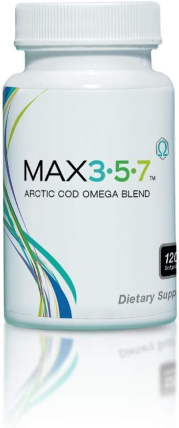 Max 3-5-7, Artic Cod Omega Blend, 120 Softgels, 30 Servings