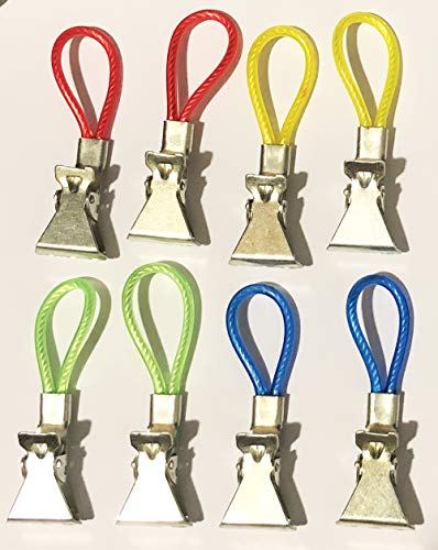 LS2 Lot de 8 Pince accroche torchon Couleur Assortie 5 x1,5 cm