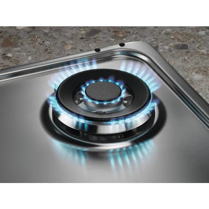 EGS75362X Plaque de cuisson 5 feux à gaz 75 cm en acier inoxydable