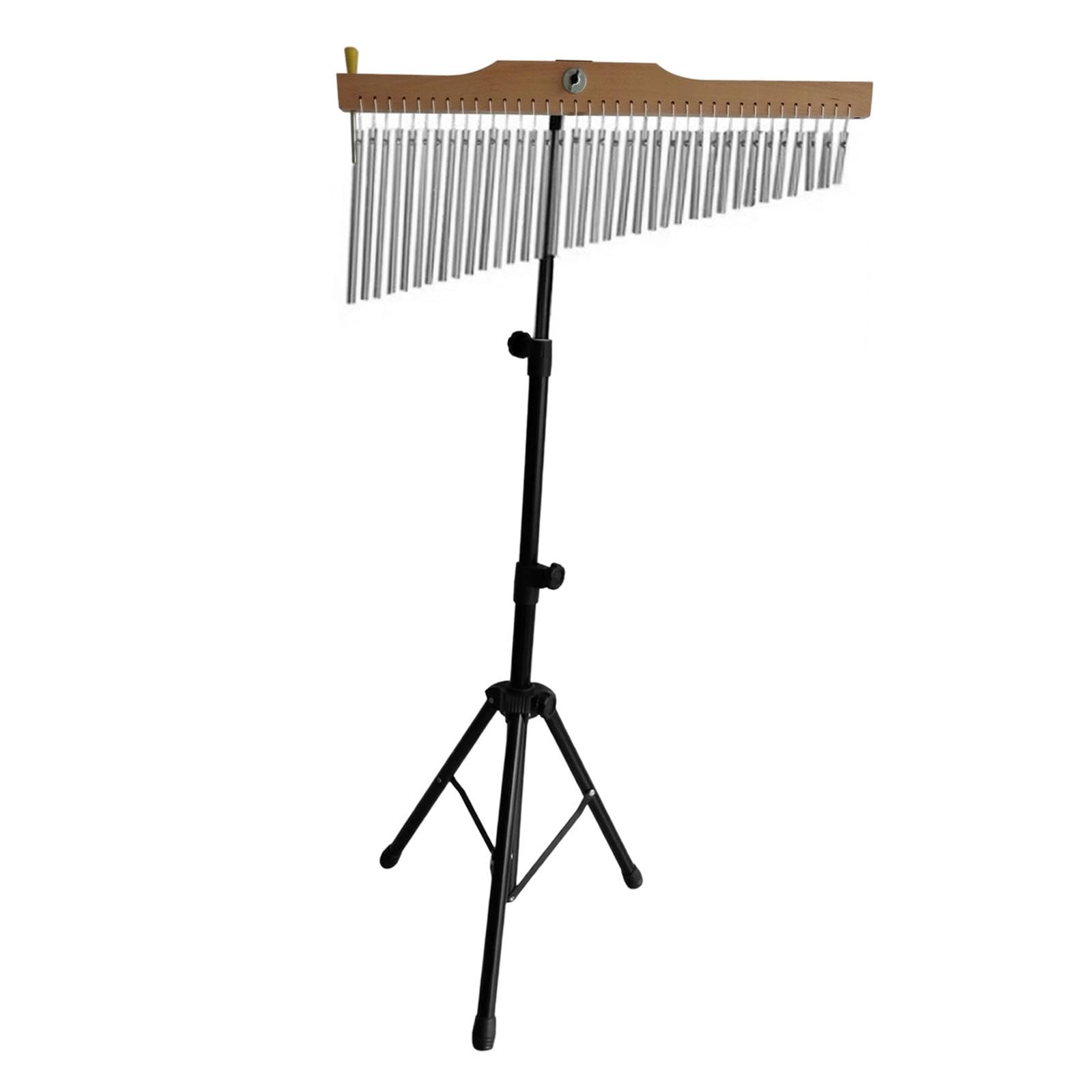 Glockenspiel a 36 Battute con Supporto di Montaggio, Strumento Musicale a Fila Singola a 36 Note, Strumento a Percussione per Lezioni Scolastiche in V, Nero argento