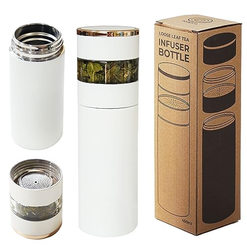 teapro White Tea Infuser Bottle 450ml â€“ Cold Brew Loo