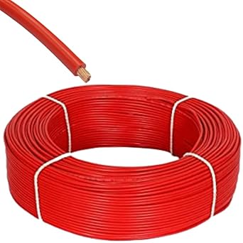 16 mm Copper Wire for Home, Office, Industial, Electrical Uses etc 5 Meter (Red Color)