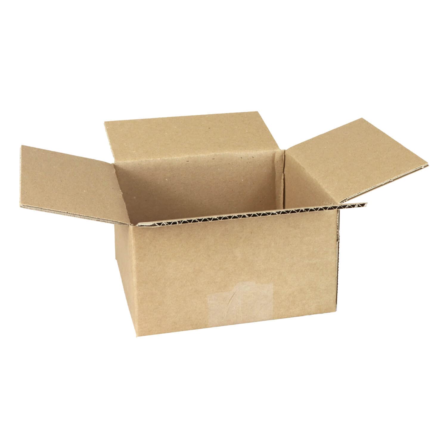 smiley pack 300 Stück Faltkartons 150 x 150 x 80 mm KK05 braun Versandkarton Verpackungskartons 15 x 15 x 8 cm aus Wellpappe 1 wellig Karton Pappkarton Versandbox Paket Päckchen