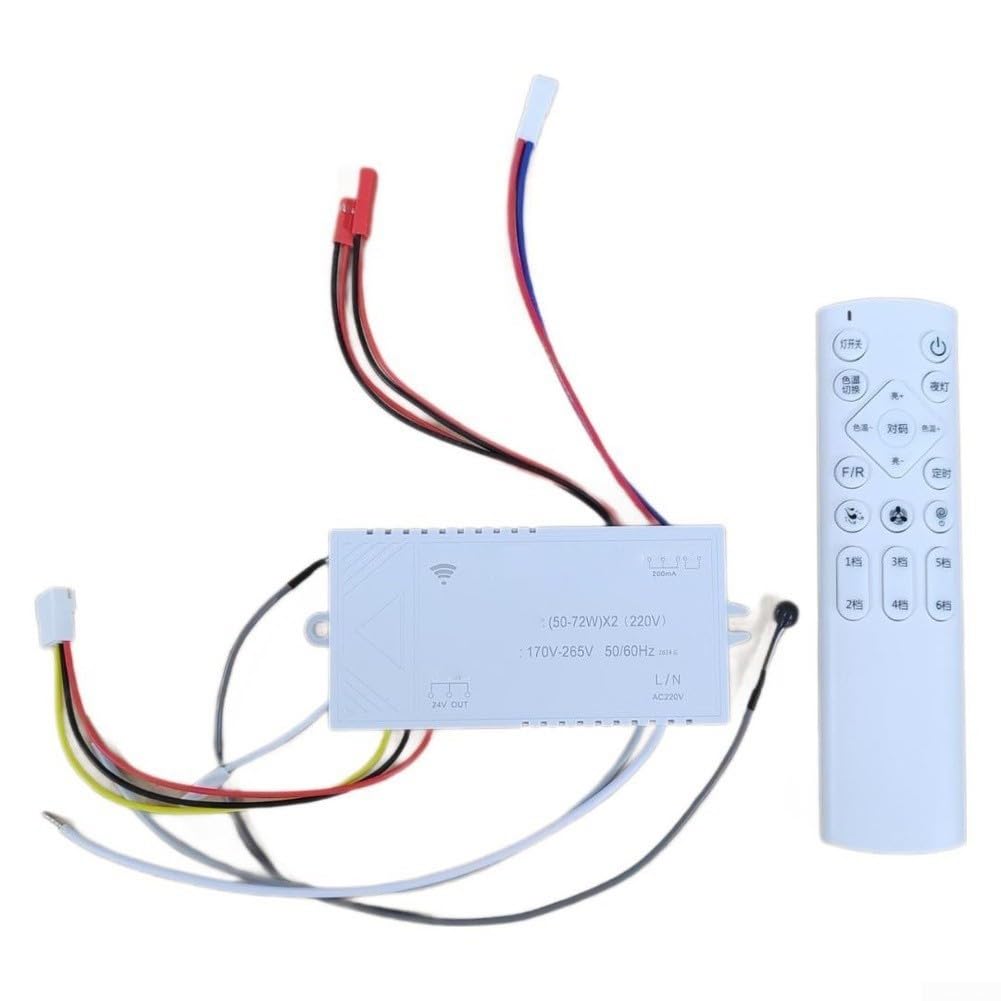 Controlador de ventilador con control por voz fuera de línea para luz LED de 280W