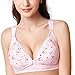 Produktbild HOEREV Cotton Soft Stillen Schwangerschaft Drahtlose Stillen Bra, S1_pinkdot, 38/85C